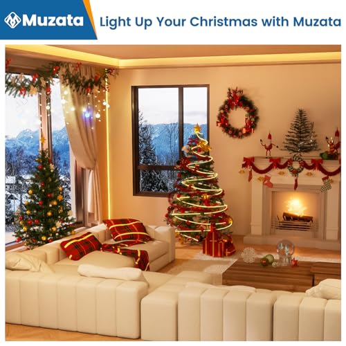 Muzata 10 Pack Canales LED de Aluminio Plateados U1SW 1M miniatura 6