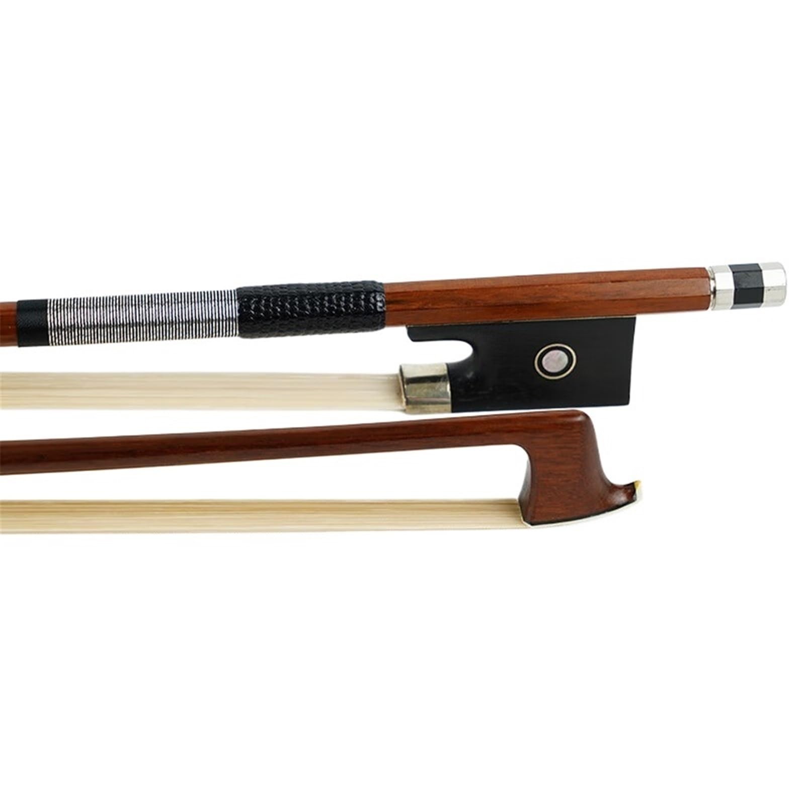 Archet De Violon Pour Pratique Archet De Violon 3/4 En Bois De Santal Vert Brésilien(1/4)