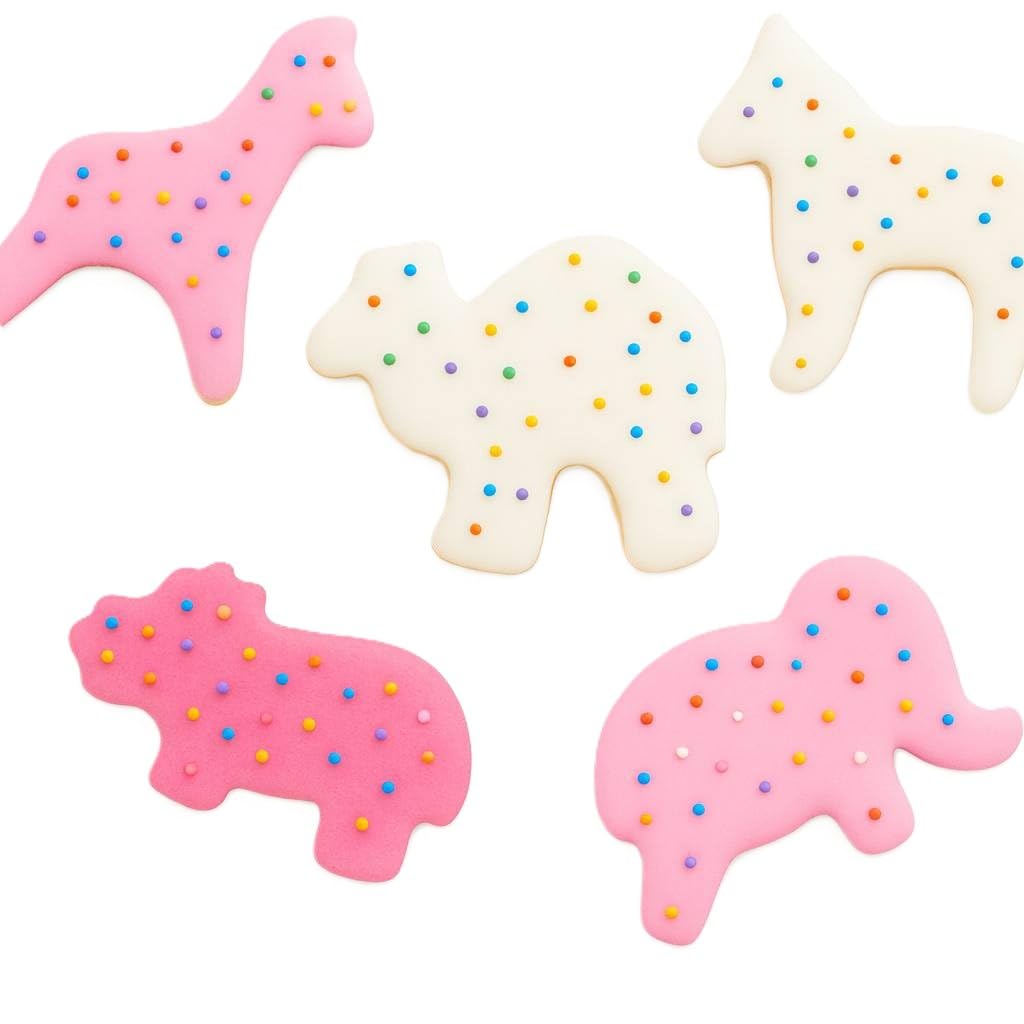 The Cookie Cutter Shop - Juego de 5 cortadores de galletas de acero chapado en estaño