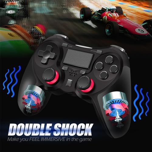 TERIOS Wireless Controller Compatible with PS4/PS4 Pro/PS4 Slim, Pro Controller with Built-in Speaker, Advanced Buttons Programming, Enhanced Dual Vibration/Turbo Auto Fire (Black) - Thumbnail 5