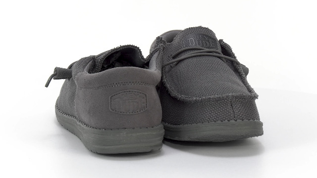 Hey Dude Wally Funk Mono Shade Black Slip On Casual Loafers Men’s Size 10 NIB Hey Dude Mens Wally Funk Mono Shoes Shade Black Color main image 2