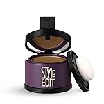 Style Edit Root Touch Up Powder for Light Brown Hair | Cover Up Hair Color for Grays and Roots Coverage | Mineral Infused Binding Hairline Powder