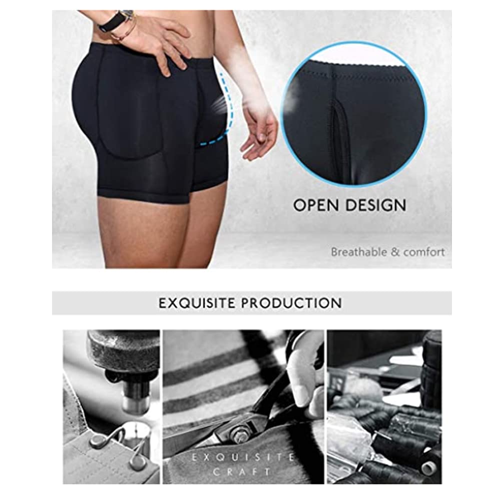 Butt Lifter Unterhose Shapewear Push Up Boxer Gepolsterte Boxershorts Unterwäsche Herren
