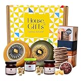 Cheese Hamper Gift Set Including Smoked Cheeder & English Chedder 200g Truckles With Sourdough Crackers & Chutney Varieties | Cheese Lovers Gift