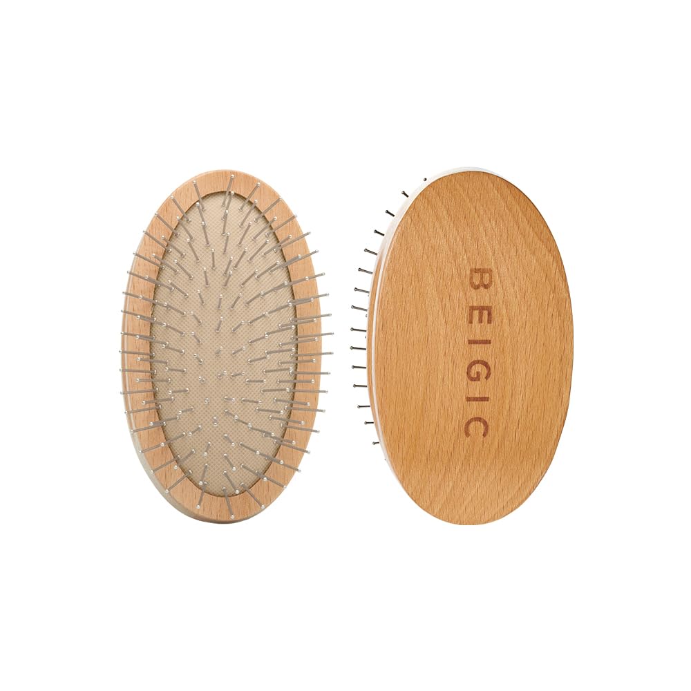 BEIGIC Scalp Massage Hair Brush - Non-Static Hair Scalp Massager Hair Growth - Small & Portable Detangler Brush