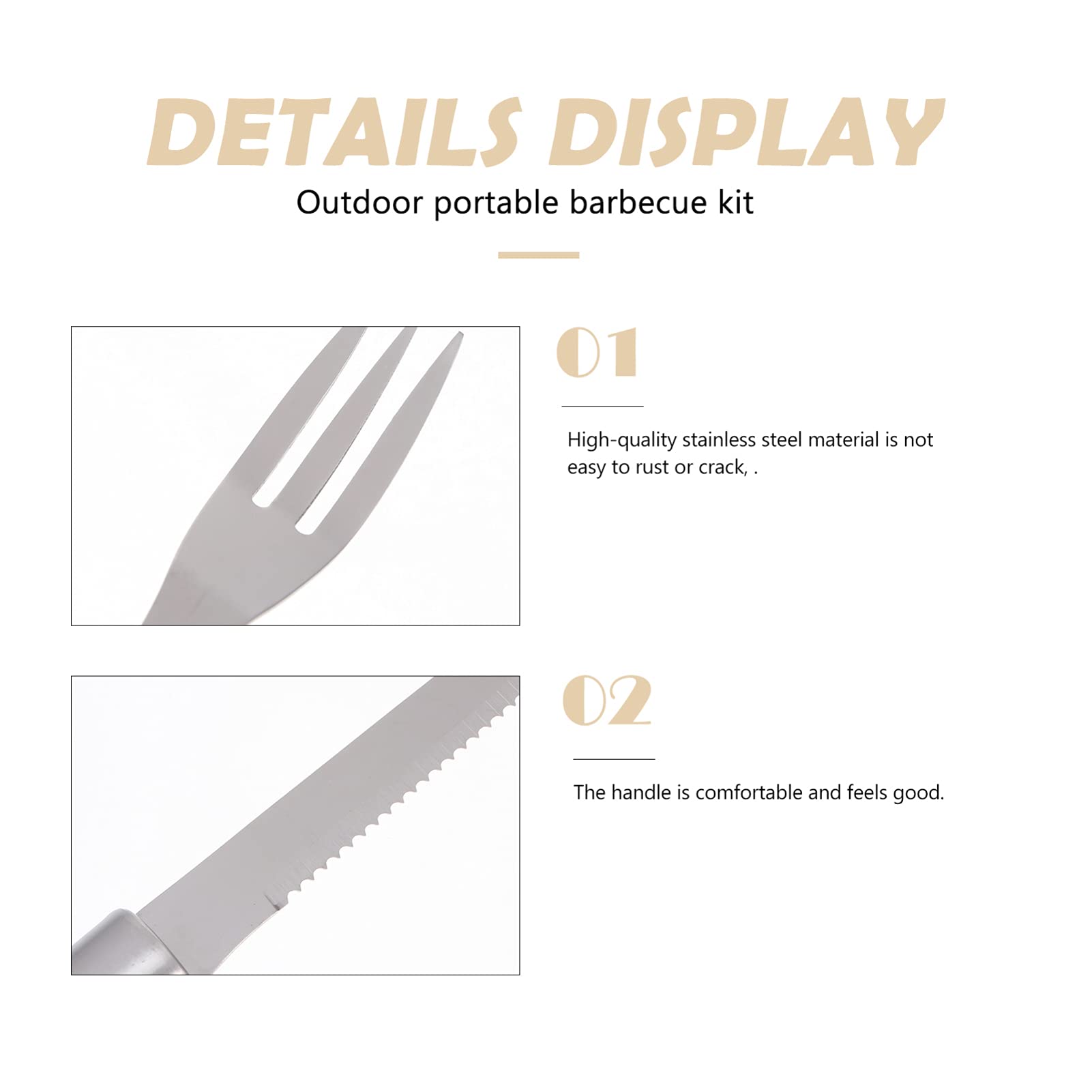 TOYANDONA 1 Set Di Utensili Per Barbecue Accessori Per Cucinare Spazzole Kit Per Grigliate All'Aperto E Accessori Per Barbecue Utensili Per Barbecue Prodotti Correlati Al Barbecue