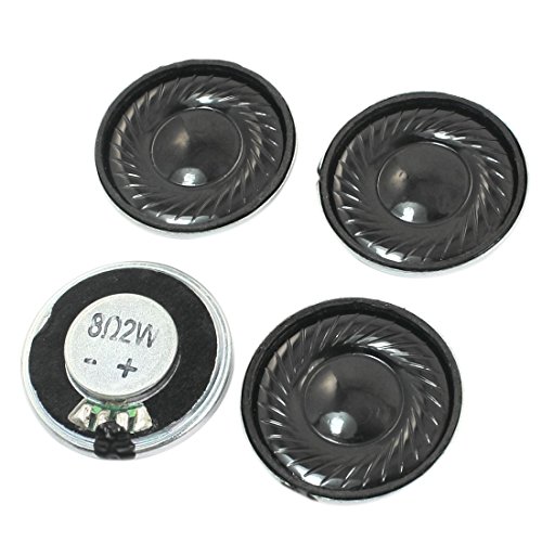 Aexit Electronic Toys Speaker Repair Round Metal Internal Magnet Speaker 2W 8 Ohm Speaker Repair Accessories 30mm 4Pcs