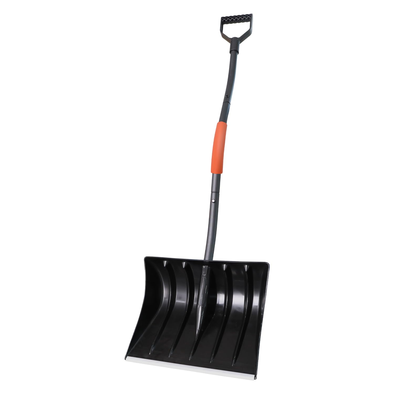 Large Capacity Snow Shovel - 48.5-Inch Durable Snow Removal Shovel with 16-Inch Wide Blade | Ergonomic Handle for Faster & Efficient Snow Clearing