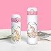 Słodkie kolby próżniowe Unicorn Odbijając pokrywę Próżniowa Puchar Ze Stali Nierdzewnej Izolacja termiczna Butelka Wody Przenośne Drinkware
