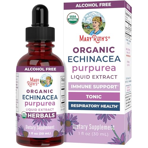 MaryRuth's Organic Echinacea Purpurea Liquid Drops — USDA Organic, Alcohol-Free, 1 fl oz