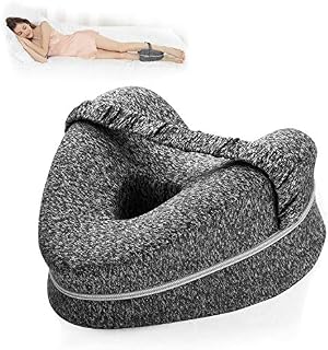BEAUTRIP Leg Pillow | Ergonomic Side Sleeping Pillows | Memory Foam Knee Pillow with Strap for Side Sleeper | Leg Support Cushion with Removable and Washable Cover