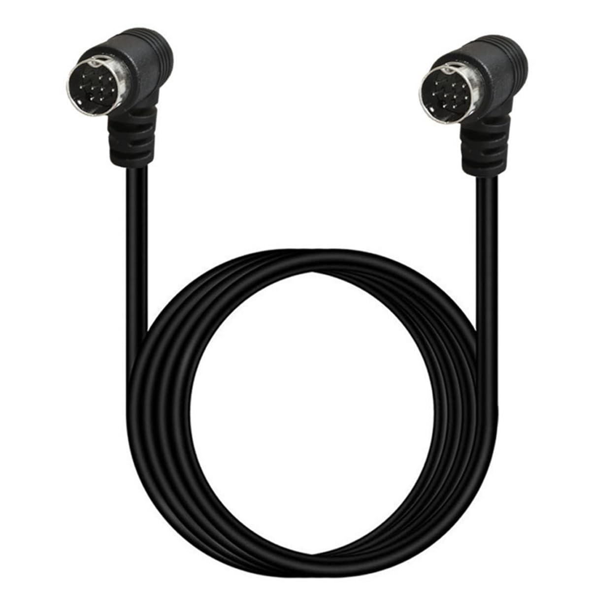 Amazon.com: GLHONG Right Angle S-Video Mini DIN 9-Pin Male to Male