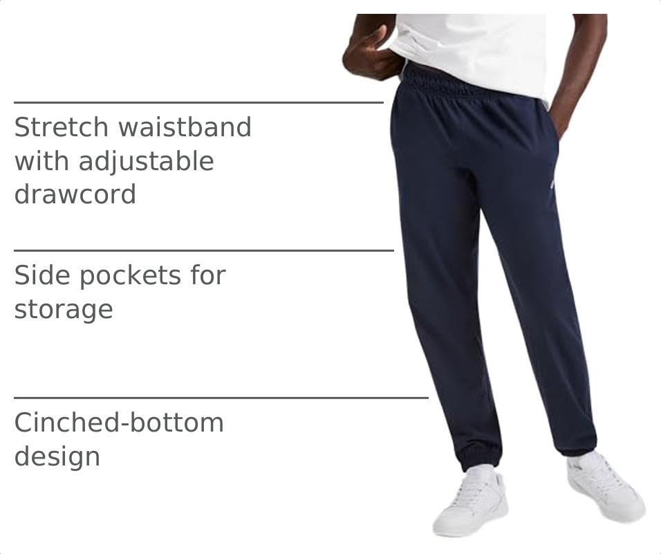 Image of Champion Men's Lightweight Cinched-Bottom Lounge Pants