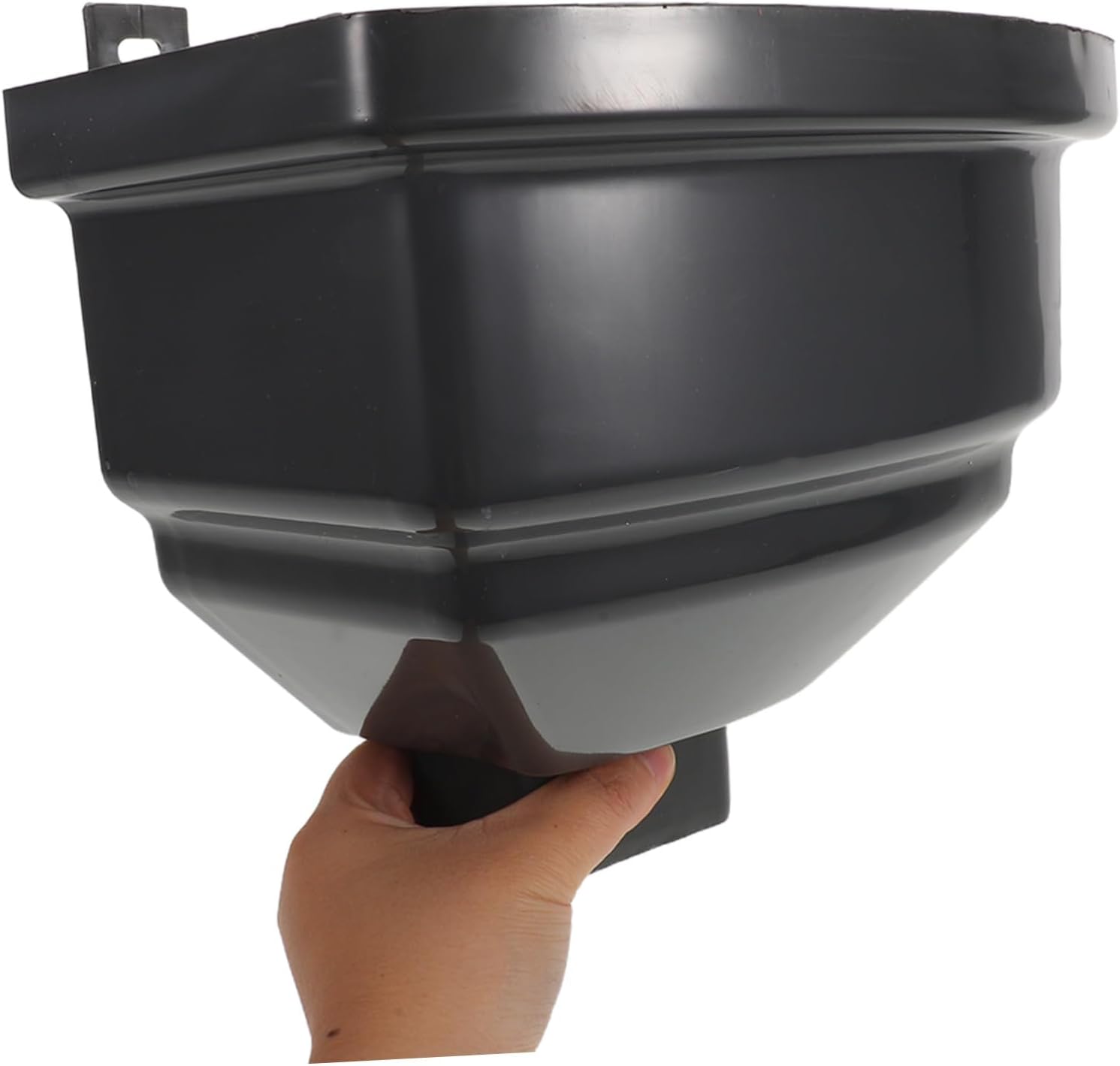 Arc-Shaped Rainwater Downspout Diverter Gutter Connector 60x80mm PVC Rainwater Collection Funnel for Home Drainage System and Gutter Downspout Accessories