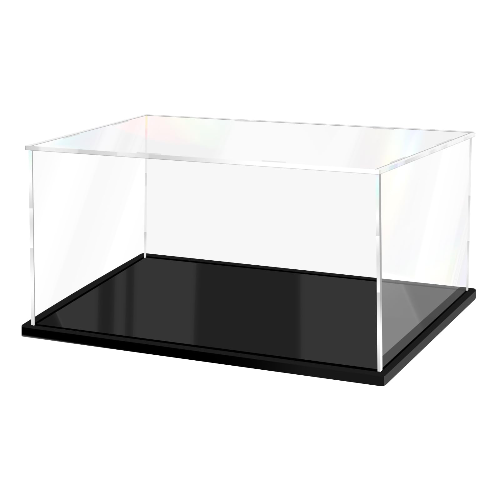 Acrylic Display Case for Lego Collectibles, Clear Glass Box 18x8x8in