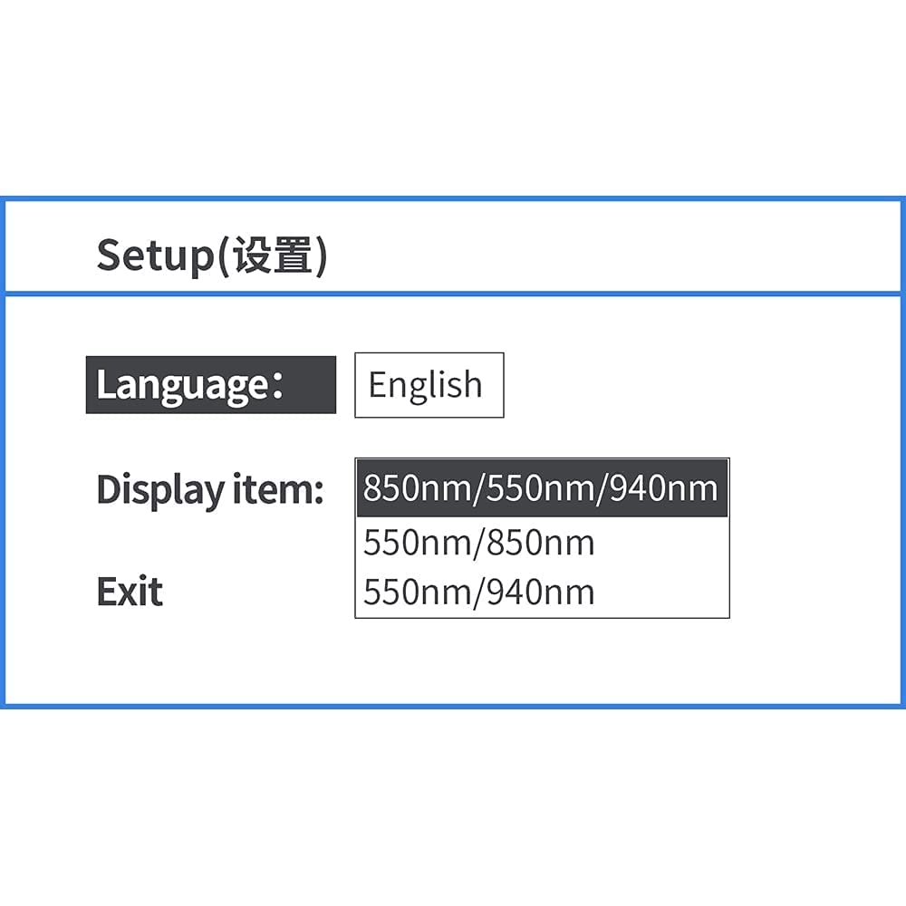 Digital Light Transmission Meter Spectrum Transmittance Meter for Testing The Transmission Value of The Mobile Phone Lens