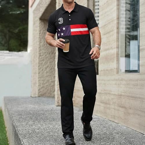 Image of Men's Polyster Stretchable Polo T-Shirts Half Sleeves Regular Fit T-Shirt for Everyday Wear