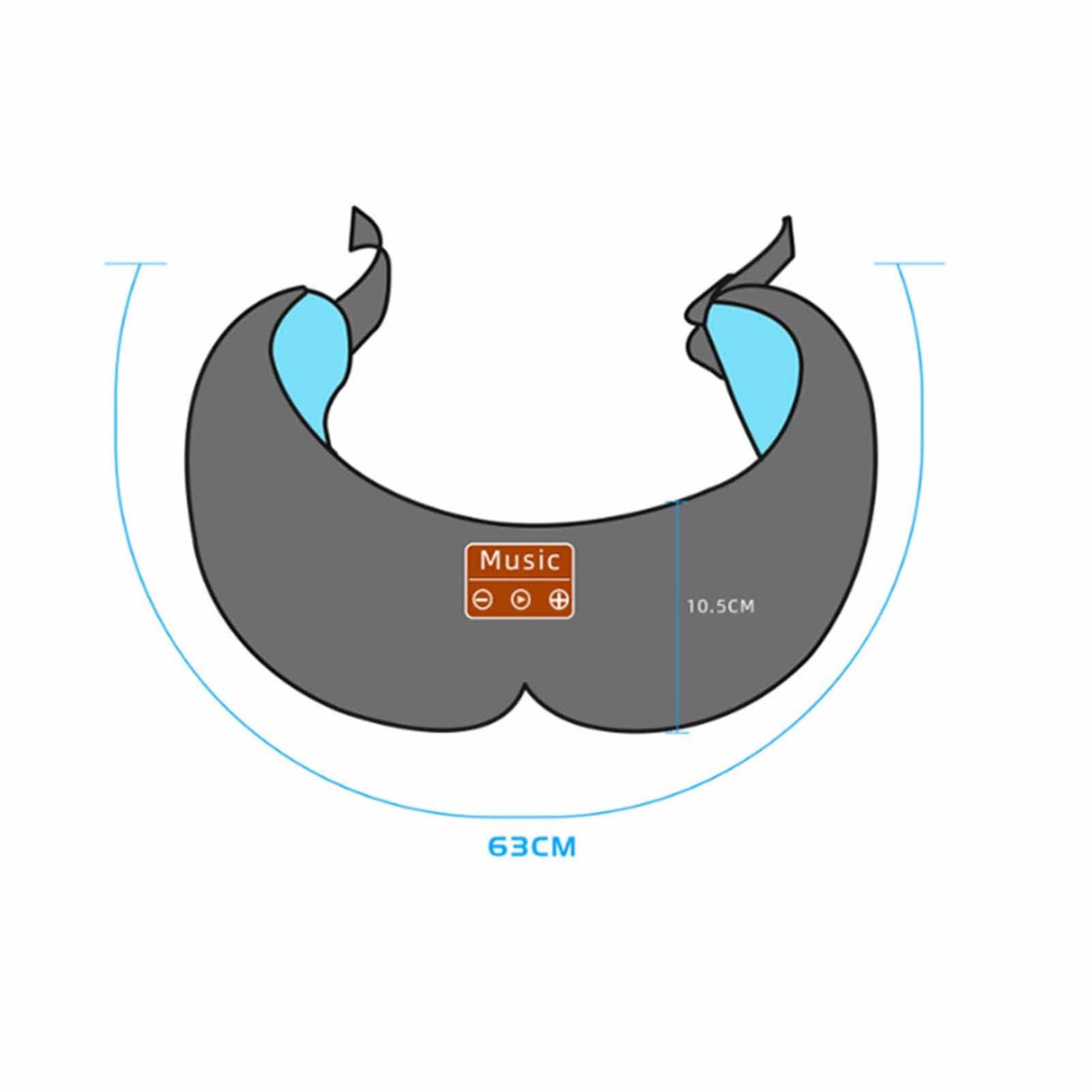 HEATED Auriculares para Dormir con Bluetooth 5.0, Diadema Deportiva con parlantes de Sonido estéreo HD, reproducción Prolongada para Tomar una Siesta en el Interior
