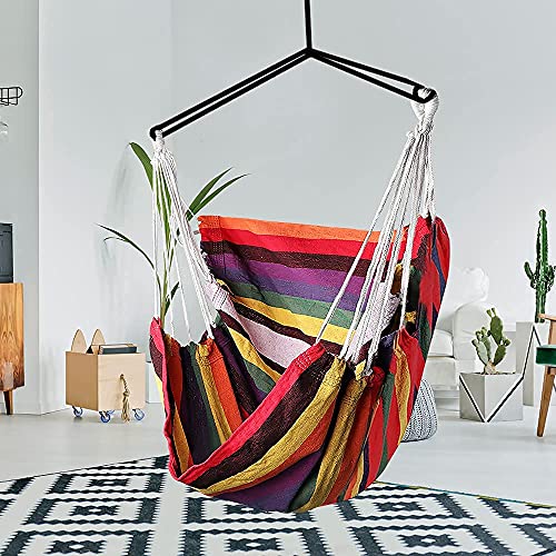 Gohytal Hanging Chair, 100 x 130 cm, Hanging Chair, Hanging Seat up to 150 kg - Image 2
