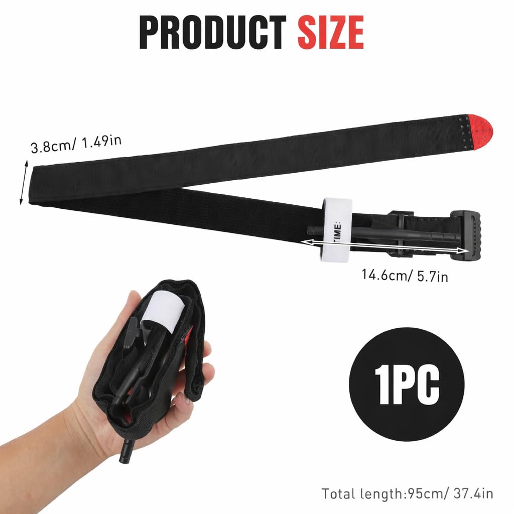 Torniquete CAT Gen 7 Homologado De Emergencia Con Ajuste Rápido Y Uso Con Una Sola Mano, Torniquete Homologado Para Control De Hemorragias En Situaciones Tácticas, Outdoor Y Primeros (1)