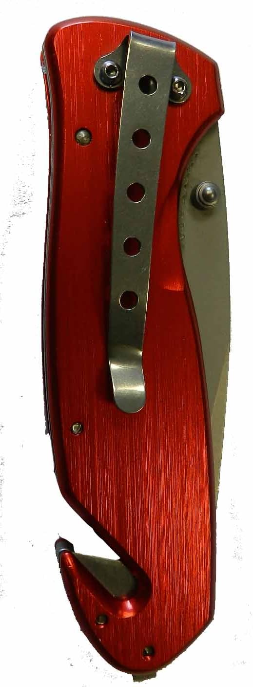 Pradel Excellence - PCOT006003 - Evasion - Couteau de Poche d'Intervention - Lame Acier Inoxydable - Manche Aluminium - Outil Multifonction Pratique et Durable