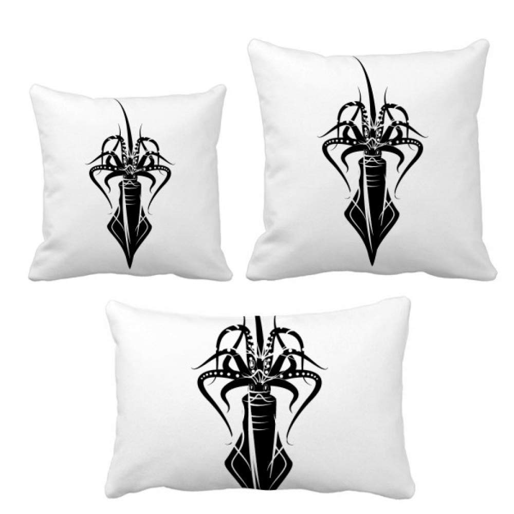Pieuvre coussins ensemble vie marine cadeau déco maison original