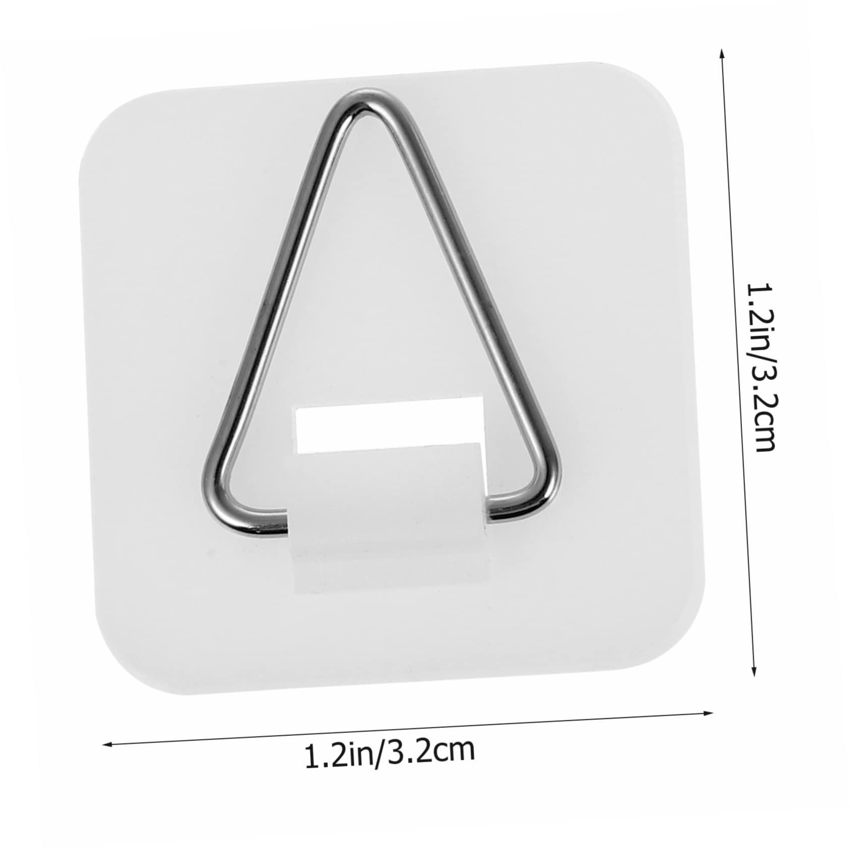 OFFSCH 100Pcs Large Invisible Plate Fixing Hanger Adhesive Dish Hooks for Wall Display Reusable Design for Plates Easy Installation for Home Decor