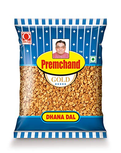 Premchand Dhanadal | 200 gms x 4 = 800 gms | Mukhwas | Roasted Coriander seeds | Salted Mouth Freshener| Original | 100% Natural