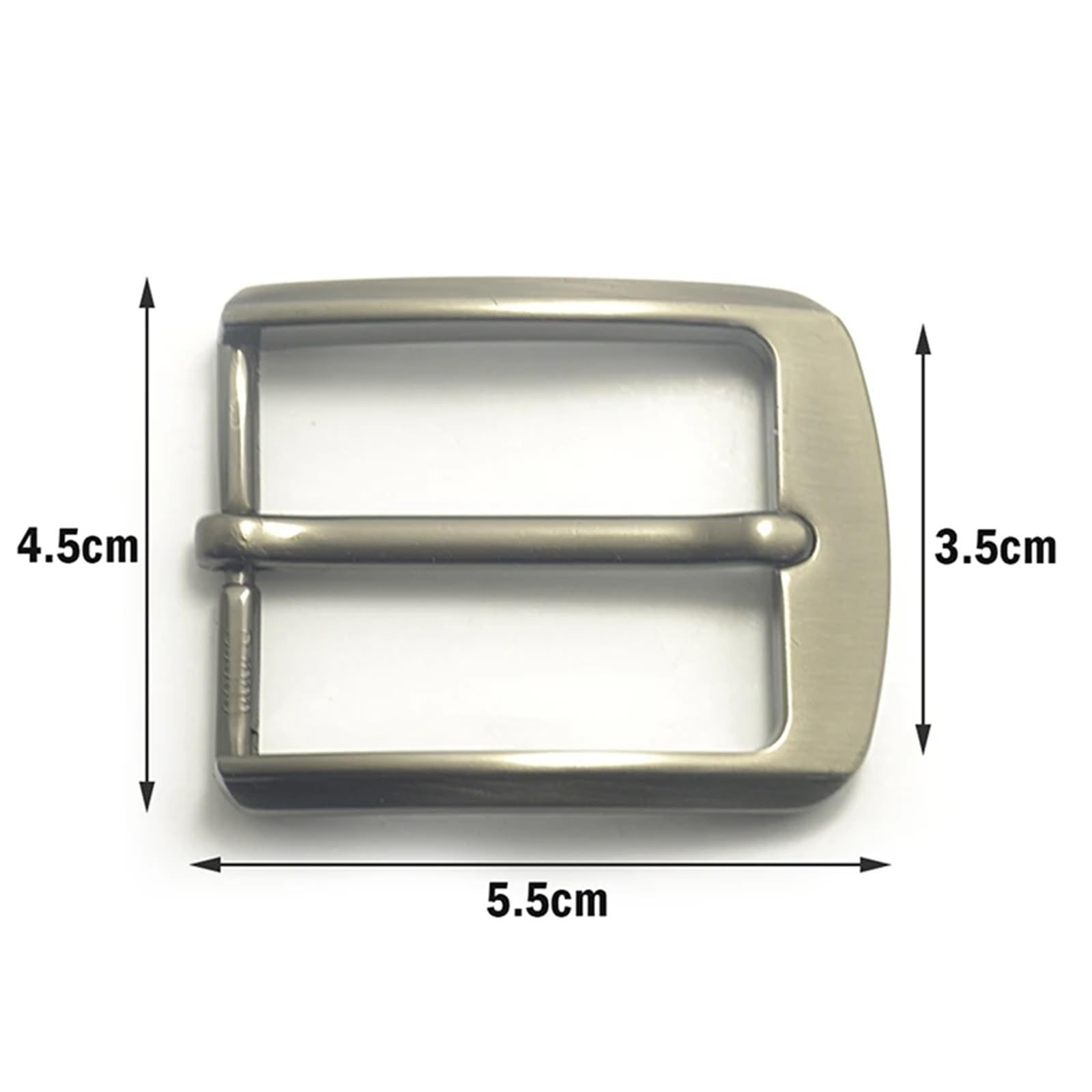Fibbie Per Cinture 30 pezzi di fibbia for cintura in metallo da 3 cm, marrone opaco, con estremità a barra, perno singolo, in pelle, adatta for 35 mm Per Uomo E Donna