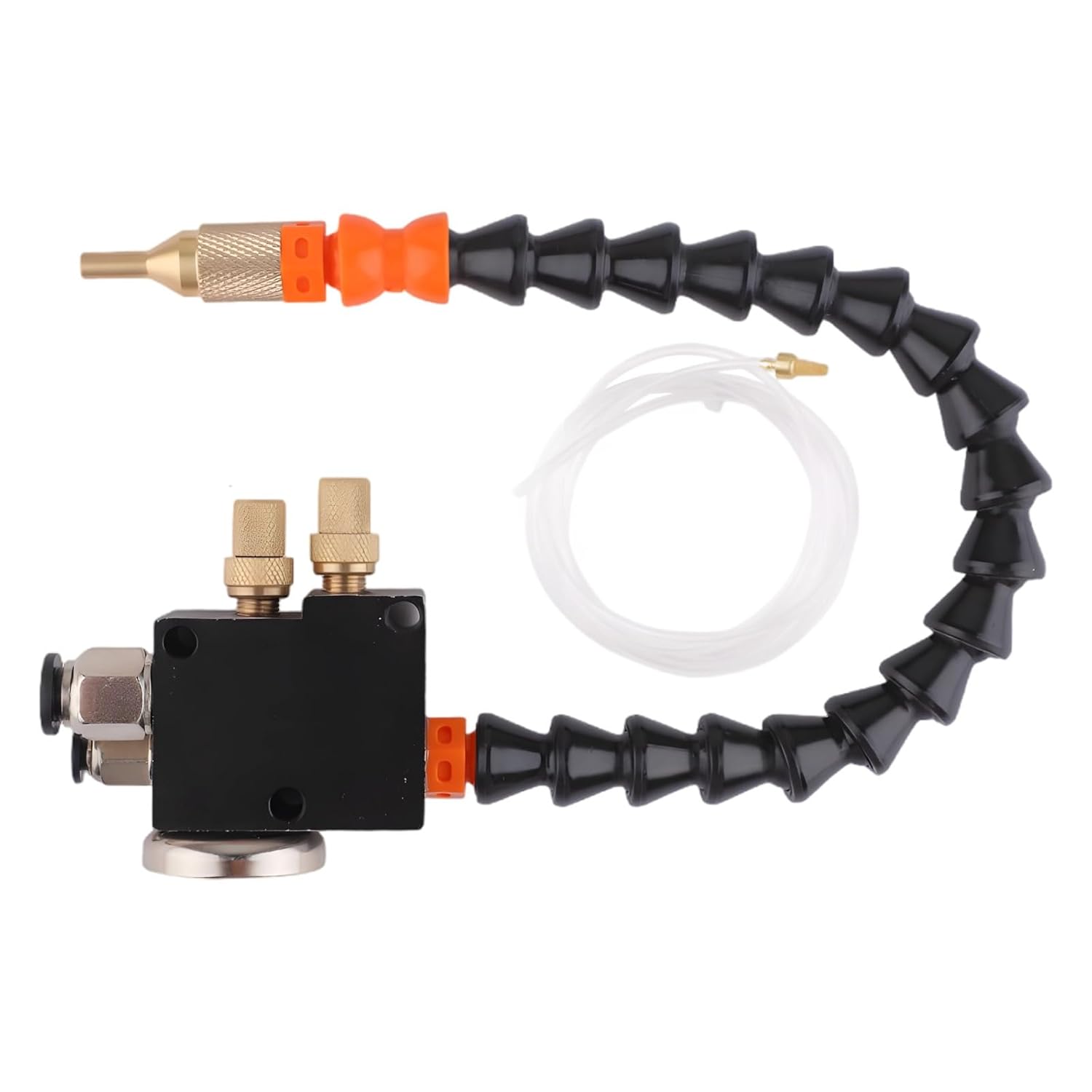 Ys-Bpv-3000 Cnc Misting System For Metal Cutting, With Strong Attachment Force Base, Adjustable Air & Liquid, Engraving Cooling Sprayer, 15 X 3.1 X 2.8 In