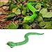 Liberty Imports 16 Inch Remote Control Rattle Snake Toy, Realistic Reptile Robot with Egg Shaped Infrared Receiver, RC Snake Prank Toy Ideal Gift for Kids or for Adults (Green)