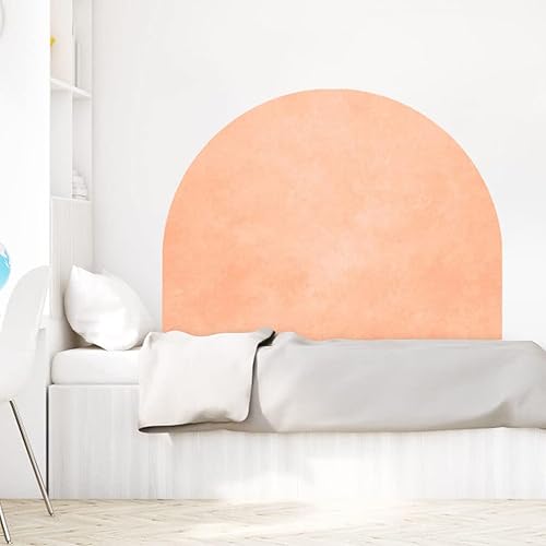 Miniatura 1 de Calcomanía de pared de medio círculo, calcomanía decorativa de pared, calcomanía de pared bohemia, para cabecero, mural de pared para sala de estar,