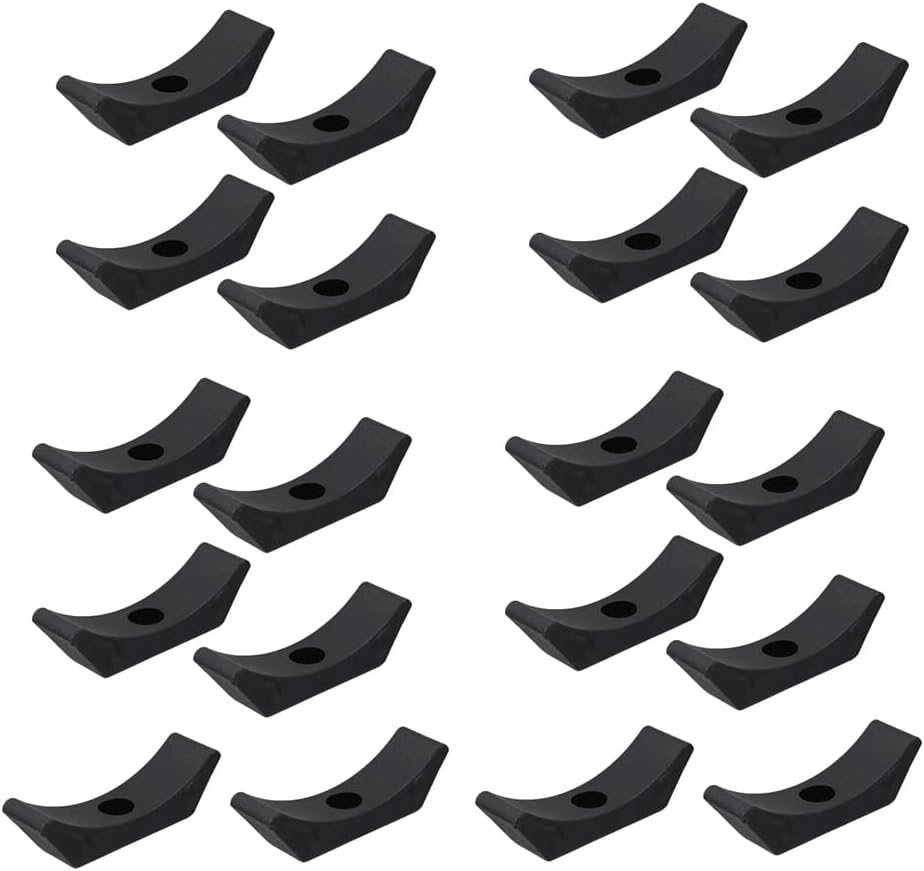 BESPORTBLE Dumbbell Saddles Weight Rack Cradles: 20Pcs Plastic Replacement Holders for Small Hand Weights Stand Home Gym Fitness Equipment Storage Support Base Bracket