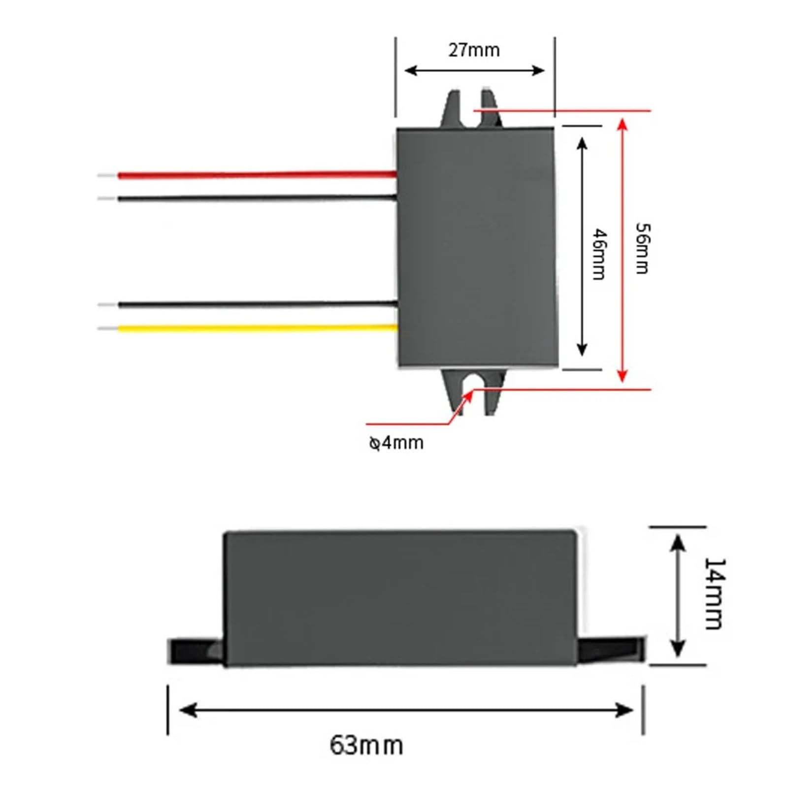 72V 60V 54V 48V 36V 24V to 12V 10A 8A 5A 3A Regulator 48V DC Buck Car Truck Bus Taxi Vehicle Step Down Voltage Converter (DC 36 V 48 V (20-60 V), DC 12 V 8 A)