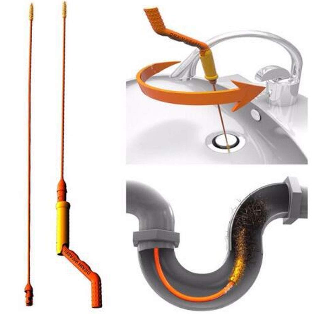 Buy Drain Weasel Sink Snake Drain Clog Remover Kit Includes Rotating