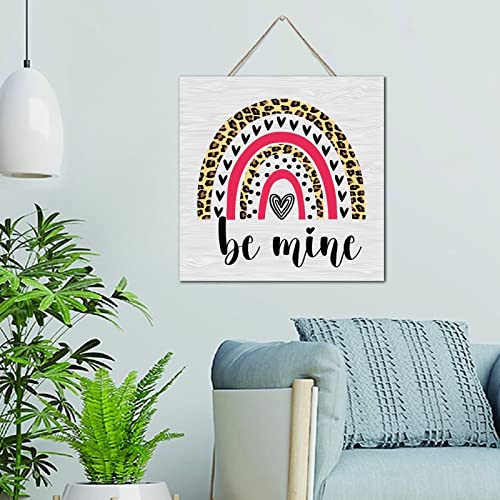 Décoration murale personnalisée en bois cœur rouge avec dictons