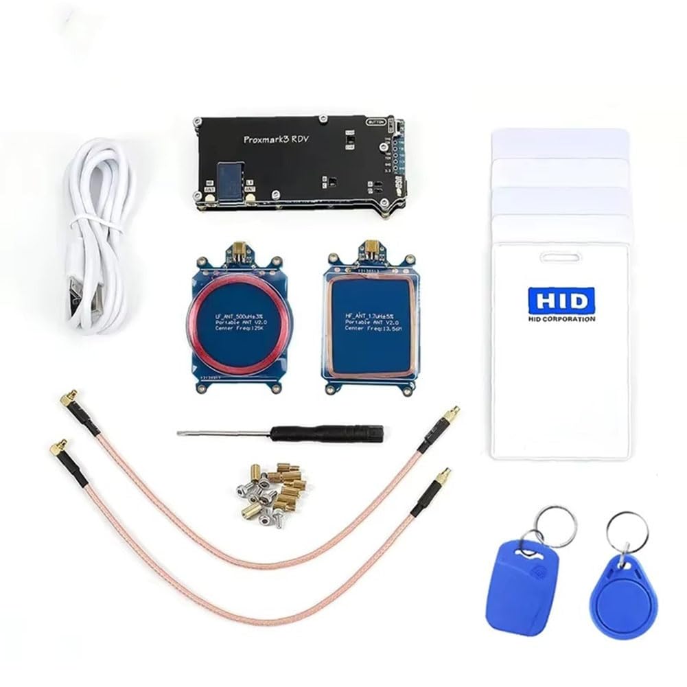 Xnuiasqe Rfid Reader Writer Nfc 125Khz 13.56Mhz Reader Writer Duplicator Dev Encoder Develop Suit Kits Programmer