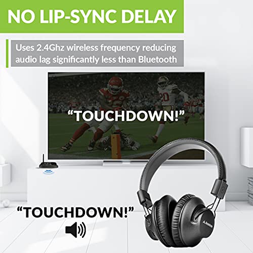 Avantree Addieren-on 2.4G RF Kabellose Kopfhörer (Audition) Mehrfaches Abhörsystem Kompatibel mit[Quartet, Audiplex… - Image 4