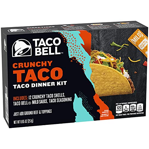 Taco Bell Crunchy Taco Dinner Kit (12 Count Per Box) #TOP6