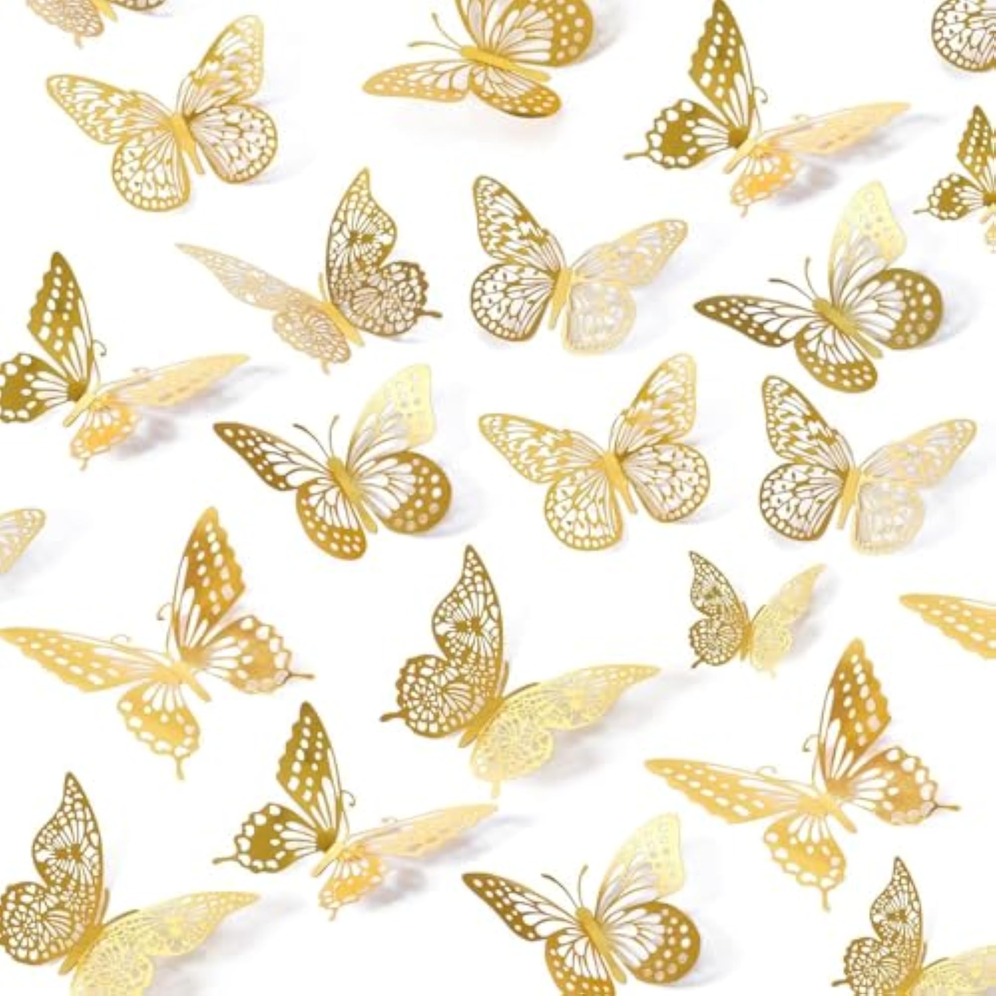 12pcs 3D Butterfly Wall Decor Items for Home