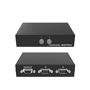 Amazon.com: Serial DB9 Pin RS232 Switcher Sharer Splitter 2