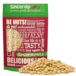 Sincerely Nuts Roasted Soybeans Unsalted (5 LB) Gluten-Free – Vegan & Kosher-Powerful Vegetarian Protein Source
