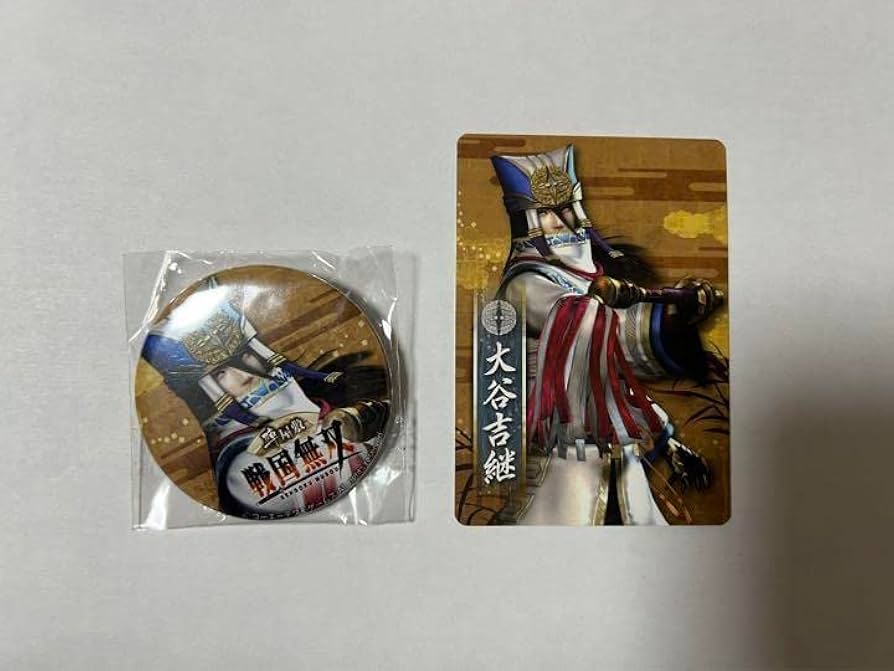 12月スーパーSALE 15%OFF】 【戦国無双】陣屋敷 缶バッチ カード 大谷