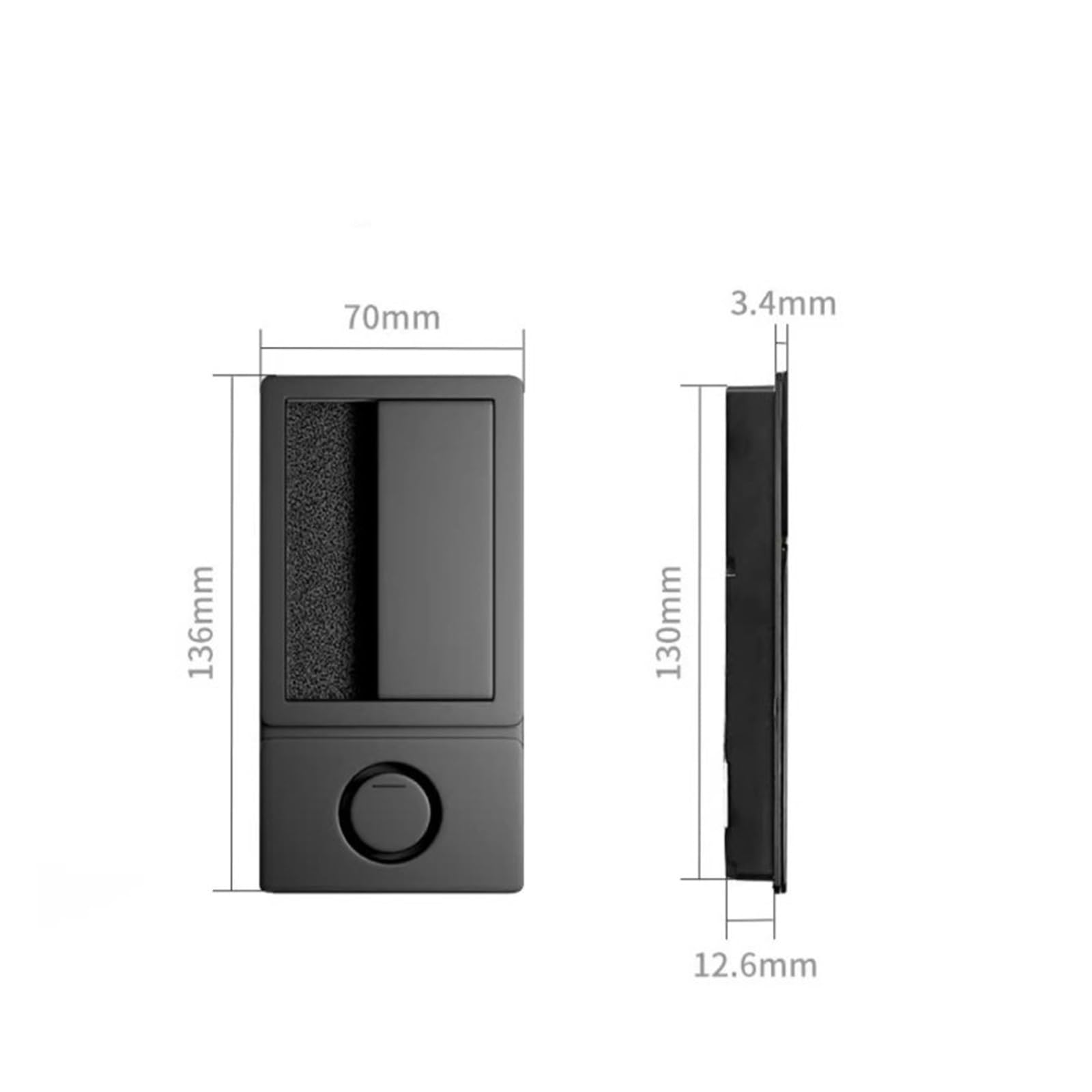 Cerradura magnética ultrafina minimalista