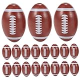 ABOOFAN 20 Stück Holzperlen, Form Rugby-Ball, Abstandshalter für Schmuckherstellung, DIY, Zubehör, Charme für Armband, Halskette, Ohrringe, robust