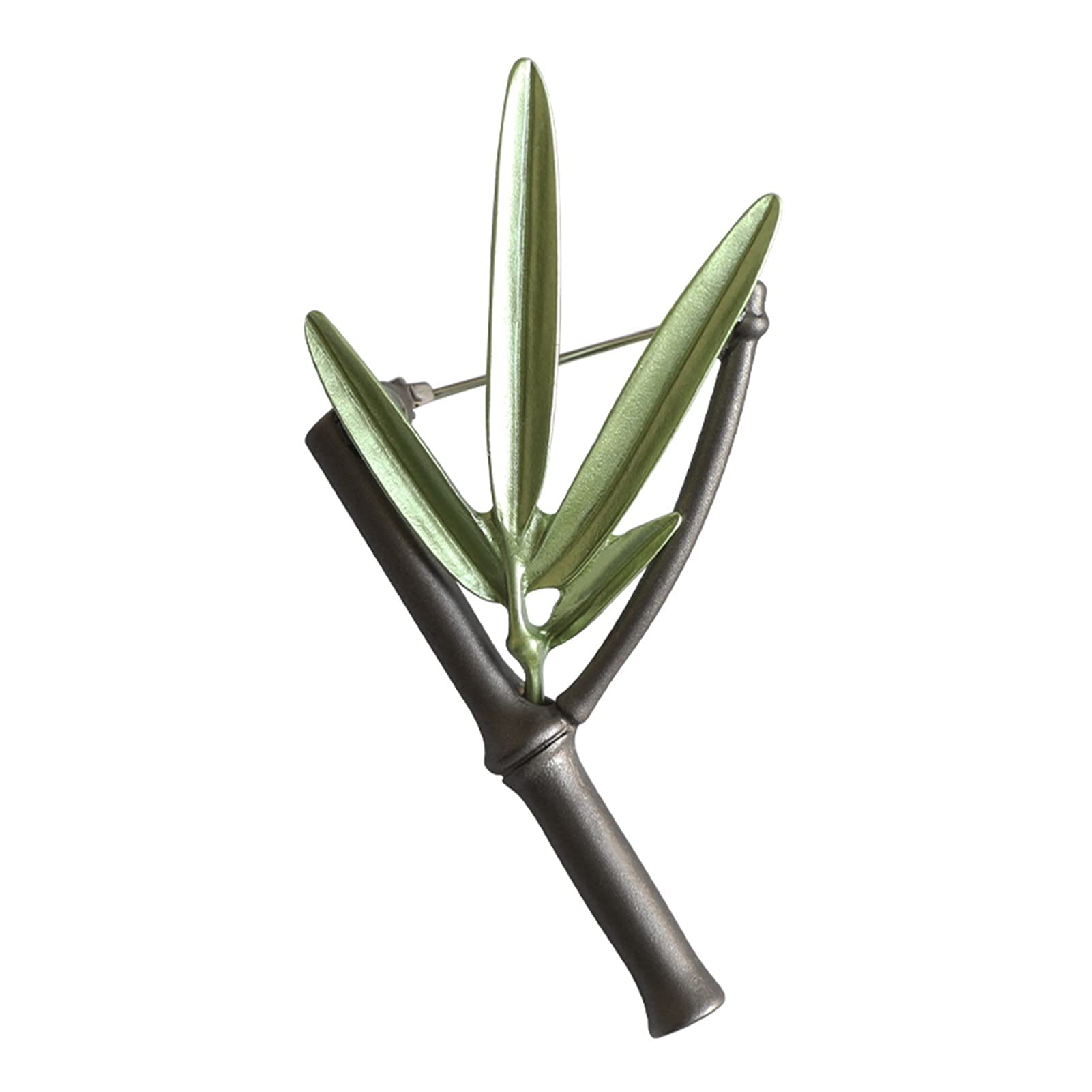 RWRAPS Kreatives Design Broschen für Frauen Emaille Green Leave Flower Party Hochzeit Brosche Pins Geschenke