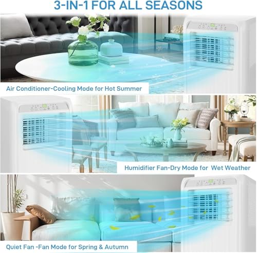 Image of Garvee 10000 BTU Portable Air Conditioner Cooling, Quiet Sleep Mode
