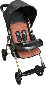 Carrinho de Bebe para Passeio Berço Galzerano Romano Terracota