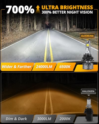 Image of Auxbeam 9004 Fog Light, F22 Series Powersport Light for Off-Road Use or Fog Light-2 Pack