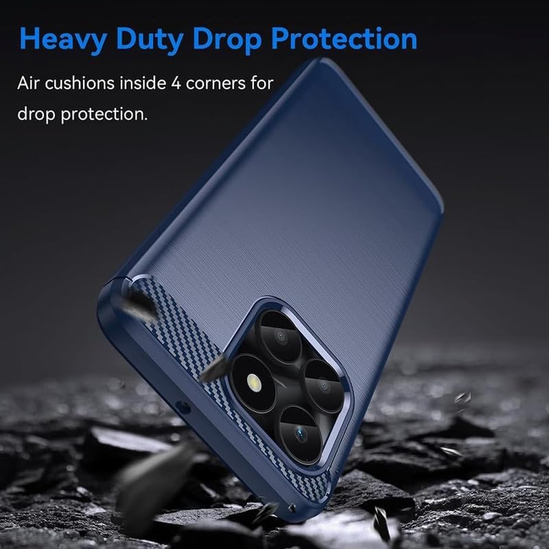 Image of Basic Case for Honor X6A (Carbon Fibre Blue)